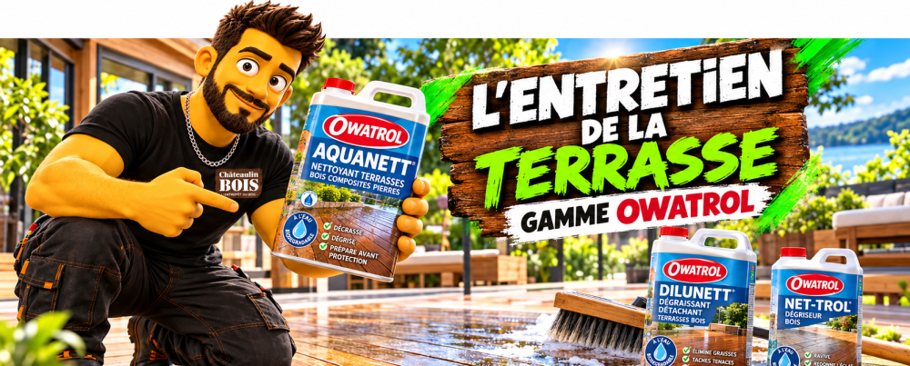 L'entretien de votre terrasse